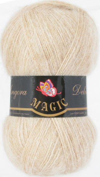 Пряжа Magic Angora Delicate цвет 1104 топленое молоко