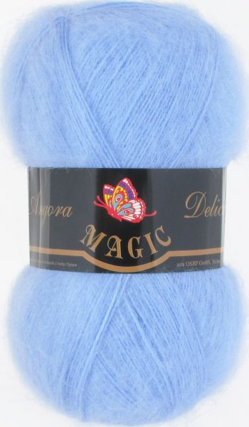 Пряжа Magic Angora Delicate цвет 1117 светло-голубой