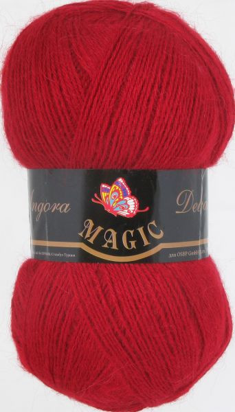 Пряжа Magic Angora Delicate цвет 1125 красный