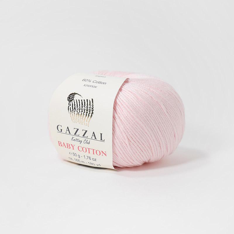 Gazzal Baby Cotton 3411 бледно-розовый
