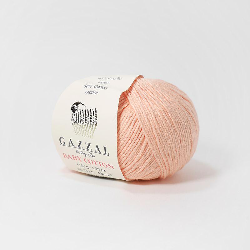Gazzal Baby Cotton 3412 персик
