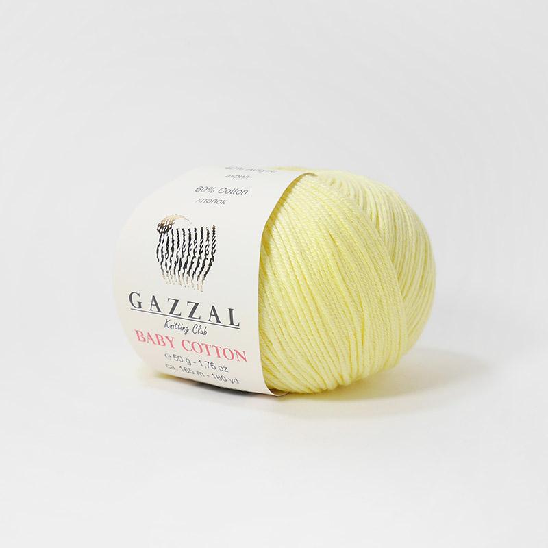 Gazzal Baby Cotton 3413 лимон