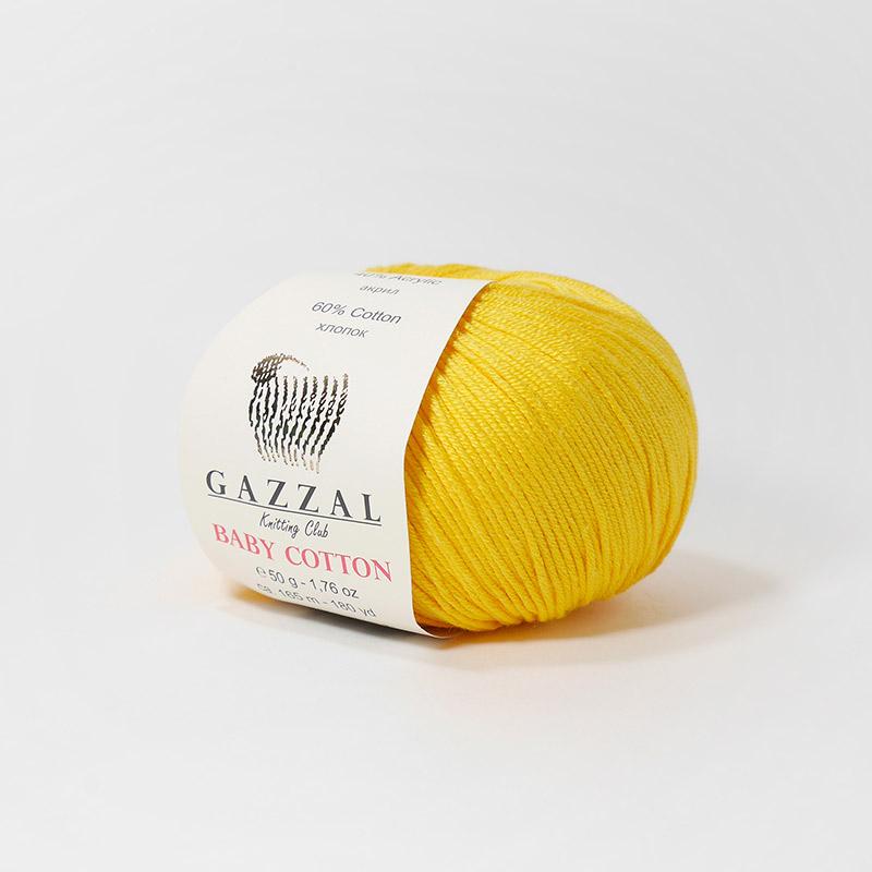 Gazzal Baby Cotton 3417 желтый