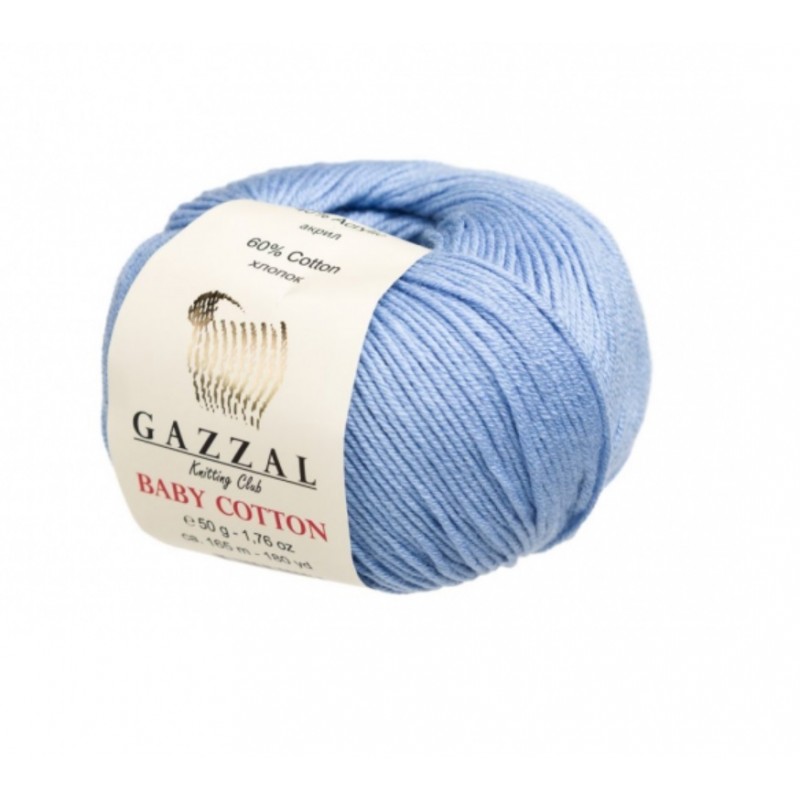 Gazzal Baby Cotton 3423 голубой
