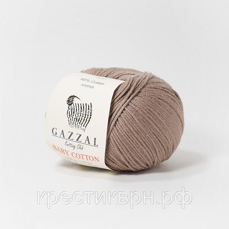 Gazzal Baby Cotton 3434 кофейный