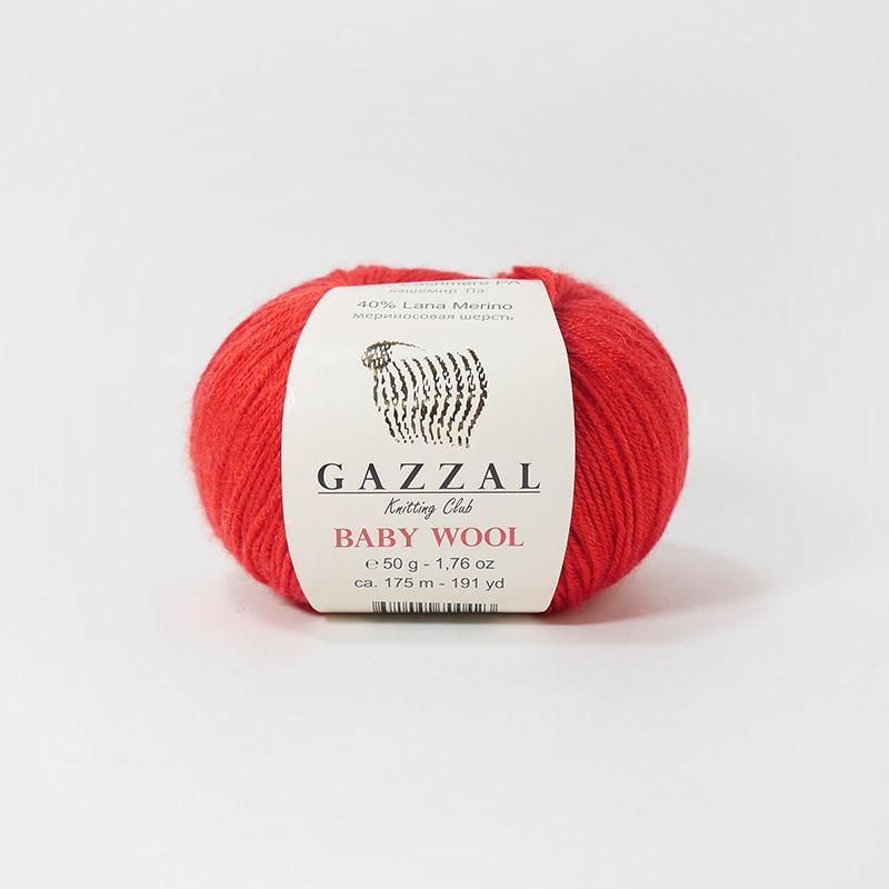 Gazzal Baby Wool 811 красный