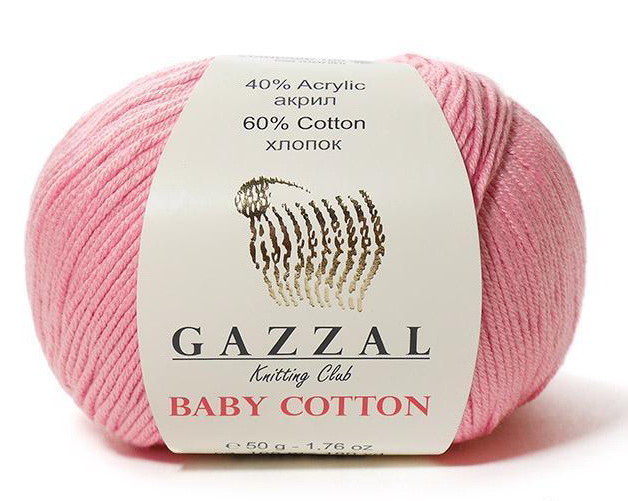 Gazzal Baby Cotton 3468 розовый