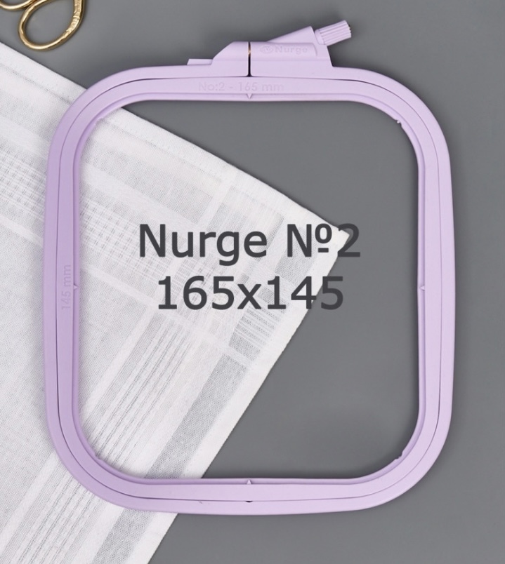 Пяльцы Nurge ^ 2 , цвет сиреневый, 165*145 мм