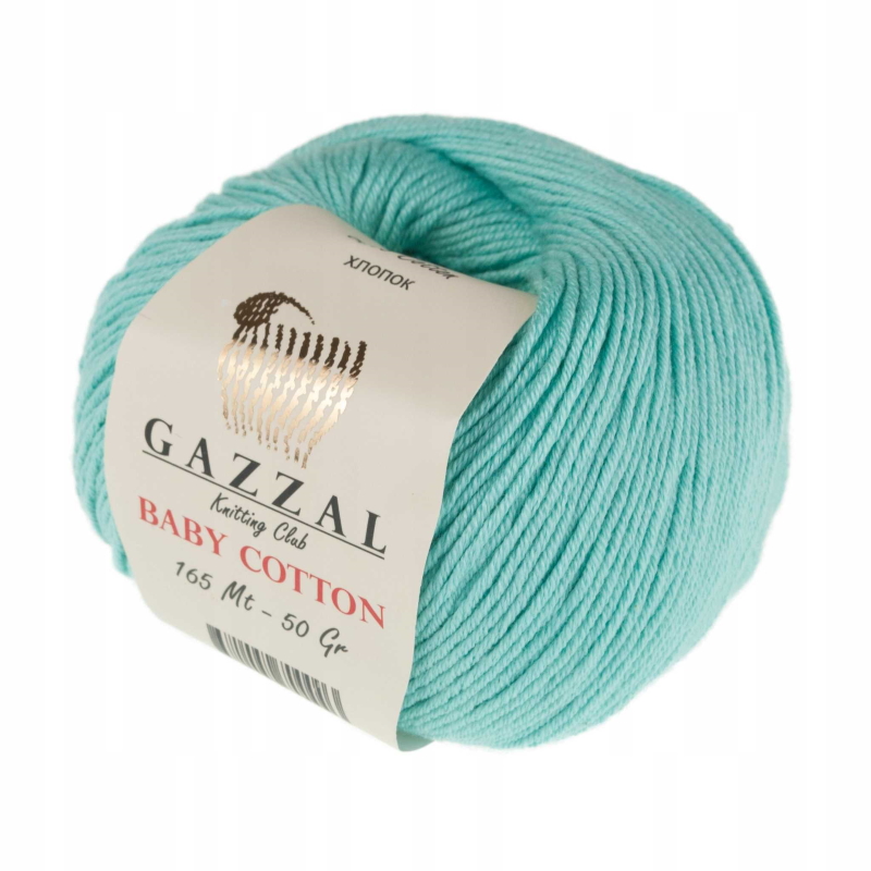 Gazzal Baby Cotton 3452 светло-бирюзовый