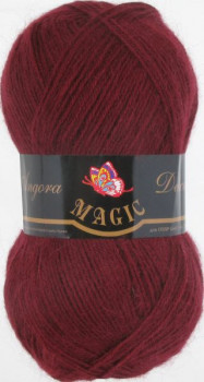 Пряжа Magic Angora Delicate цвет 1124 бордовый