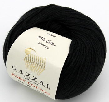 Gazzal Baby Cotton 3433 черный