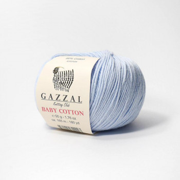 Gazzal Baby Cotton 3429 светло-голубой