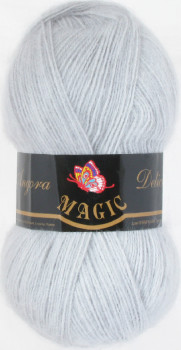 Пряжа Magic Angora Delicate цвет 1128 светло-серый