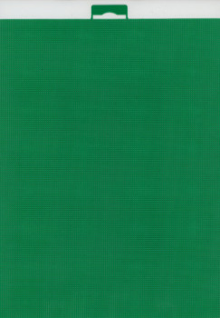 Канва ПЛАСТИКОВАЯ 21*28 цвет Травянисто-зеленый (№14)