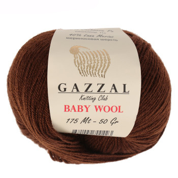 Gazzal Baby Wool 807 шоколад