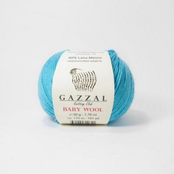 Gazzal Baby Wool 820 светлая бирюза