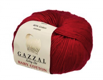 Gazzal Baby Cotton 3439 темно-красный